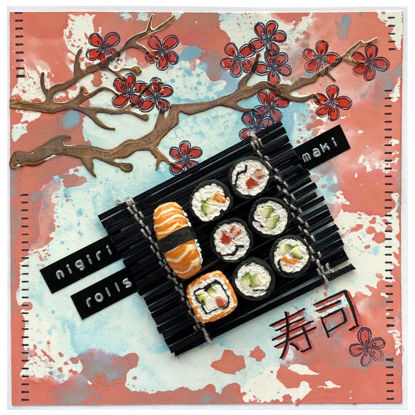 Obrázek Přání do obálky Sushi