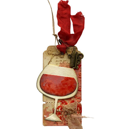 Obrázek Jmenovka na dárek (malá) Červené víno 2