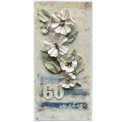 Obrázek Přání k 60. narozeninám Větev s květy