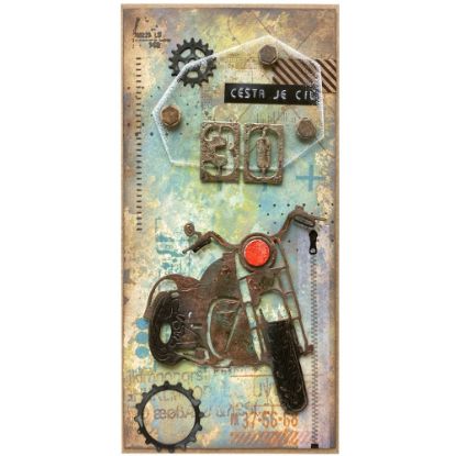 Obrázek Přání k 30. narozeninám Motorkář 3