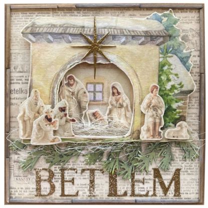 Obrázek Vánoční přáníčko Betlem