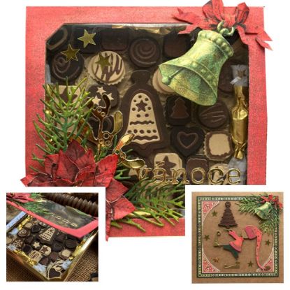 Obrázek Vánoční přáníčko s krabičkou Kolekce 2