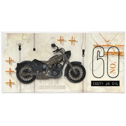 Obrázek Přání k 60. narozeninám Motorkář