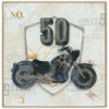 Obrázek Přání k 50. narozeninám Motorkář