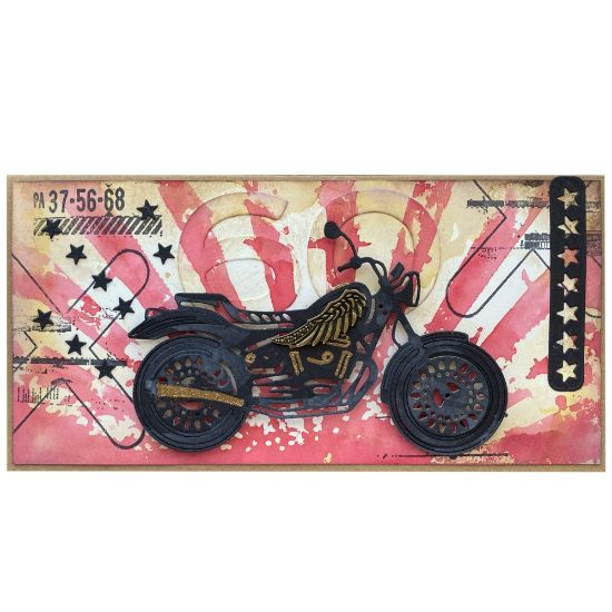 Obrázek Přání k 60. narozeninám Motorkář