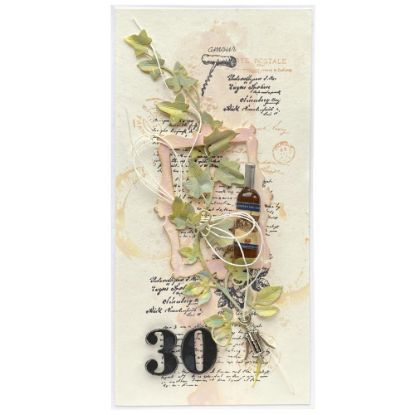 Obrázek Přání k 30. narozeninám Růžové víno