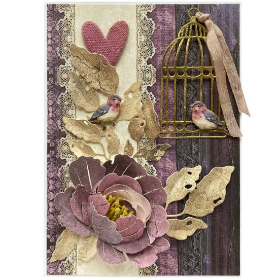 Přáníčko ve stylu vintage