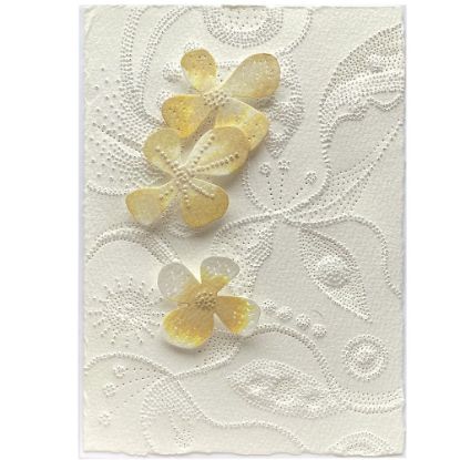 Art přáníčko na ručním papíru