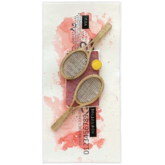 Obrázek Přáníčko do obálky Tenis - antuka