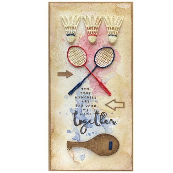 Obrázek Přáníčko do obálky Badminton