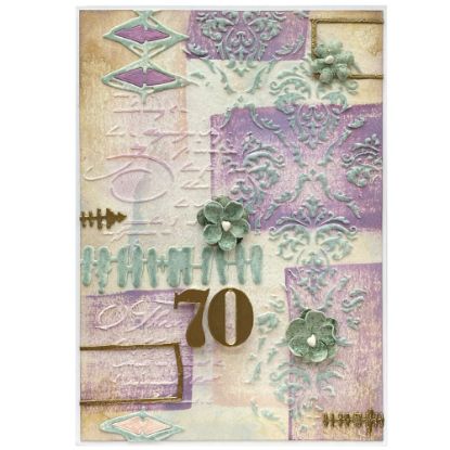 Obrázek Přání k 70. narozeninám Ornamenty