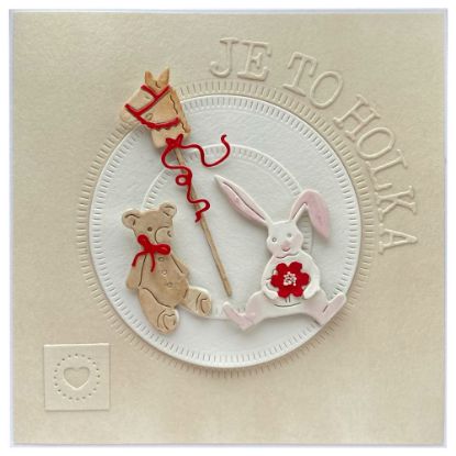 Přáníčko k narození holčičky