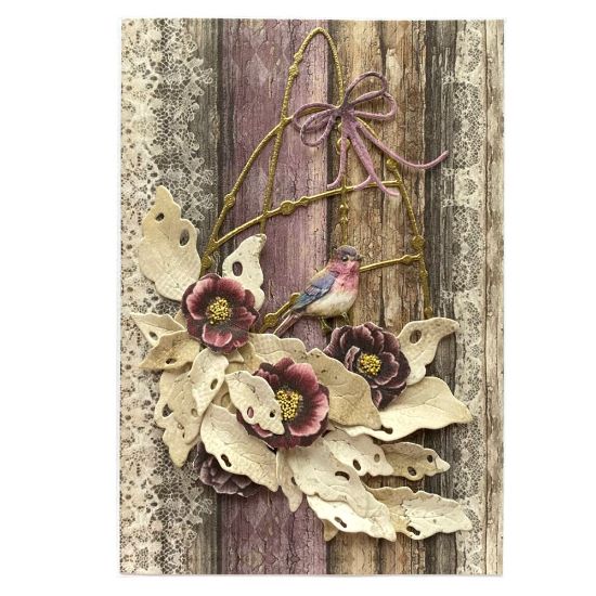 Přáníčko ve stylu vintage