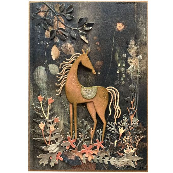 Přání ke každé příležitosti s koníkem v přírodě