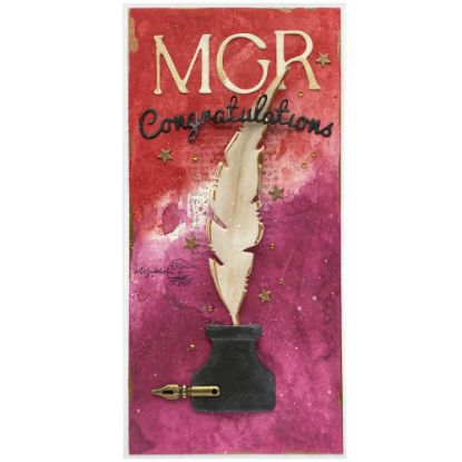 Obrázek Přání k promoci Mgr. Kalamář