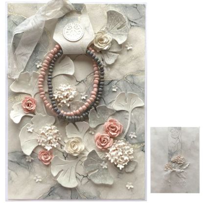 Elegantní přáníčko s dárkem a krabičkou