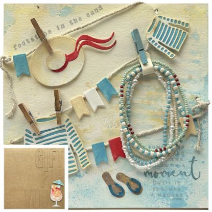 Obrázek Přání v krabičce s dárečkem Set 5 náramků -  U moře