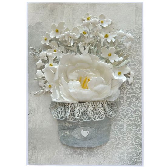 Elegantní přáníčko jako blahopřání nejen k svatbě