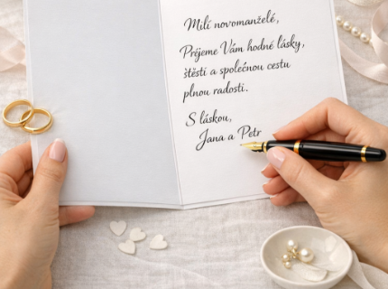 Co napsat do svatebního přáníčka: 10 tipů na krásné věnování