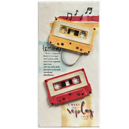 Obrázek Retro přáníčko Audio kazeta