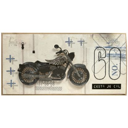 Obrázek Přání k 60. narozeninám Motorkář